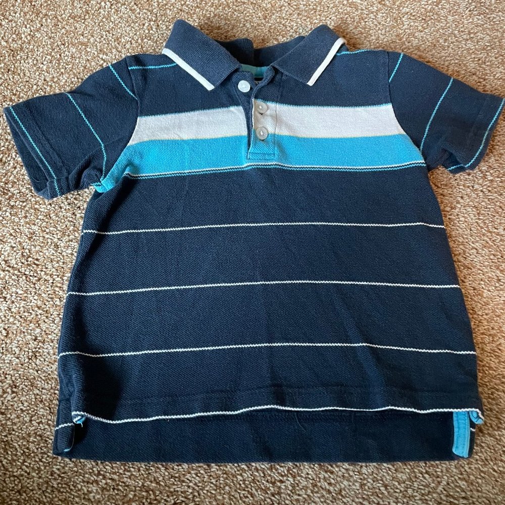 Old Navy short sleeve blue polo 2T